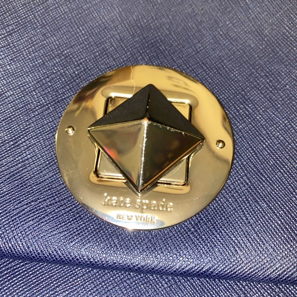 Kate Spade Navy Mini Leather Crossbody Purse - Picture 7 of 8